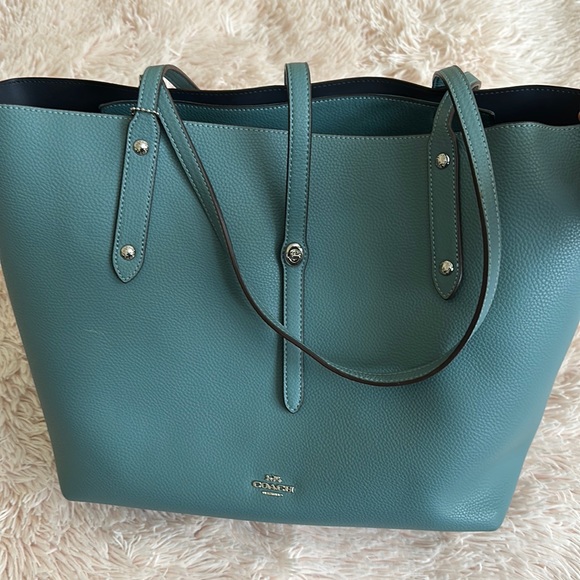 Coach Market Tote authentic blue - Picture 2 of 8